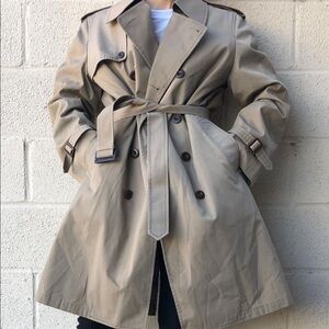 Vintage Oversized Beige Trench Coat